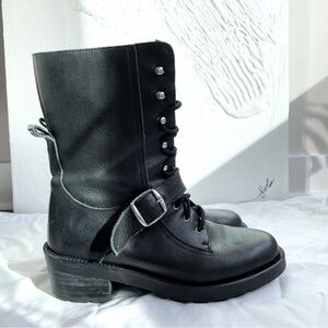 Vintage leather boots